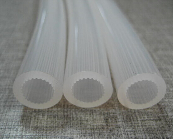 内壁带卡硅胶管